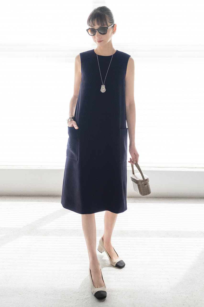 DAISY LIN(デイジーリン)|DAISY TANK DRESS/ミッドナイトブルー DAISY LIN(デイジーリン)|DAISY TANK DRESS/ミッドナイトブルー