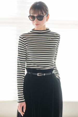 デイジーリン/DAISY LINのBorder Knit Top “French Chic”(110300/110301)