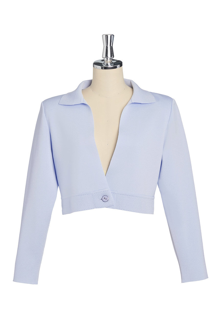 DAISY LIN Upper Class Cardigan (サックスブルー, 42) デイジーリン ELLE SHOP DAISY LIN Upper Class Cardigan (サックスブルー, 42) デイジーリン ELLE SHOP