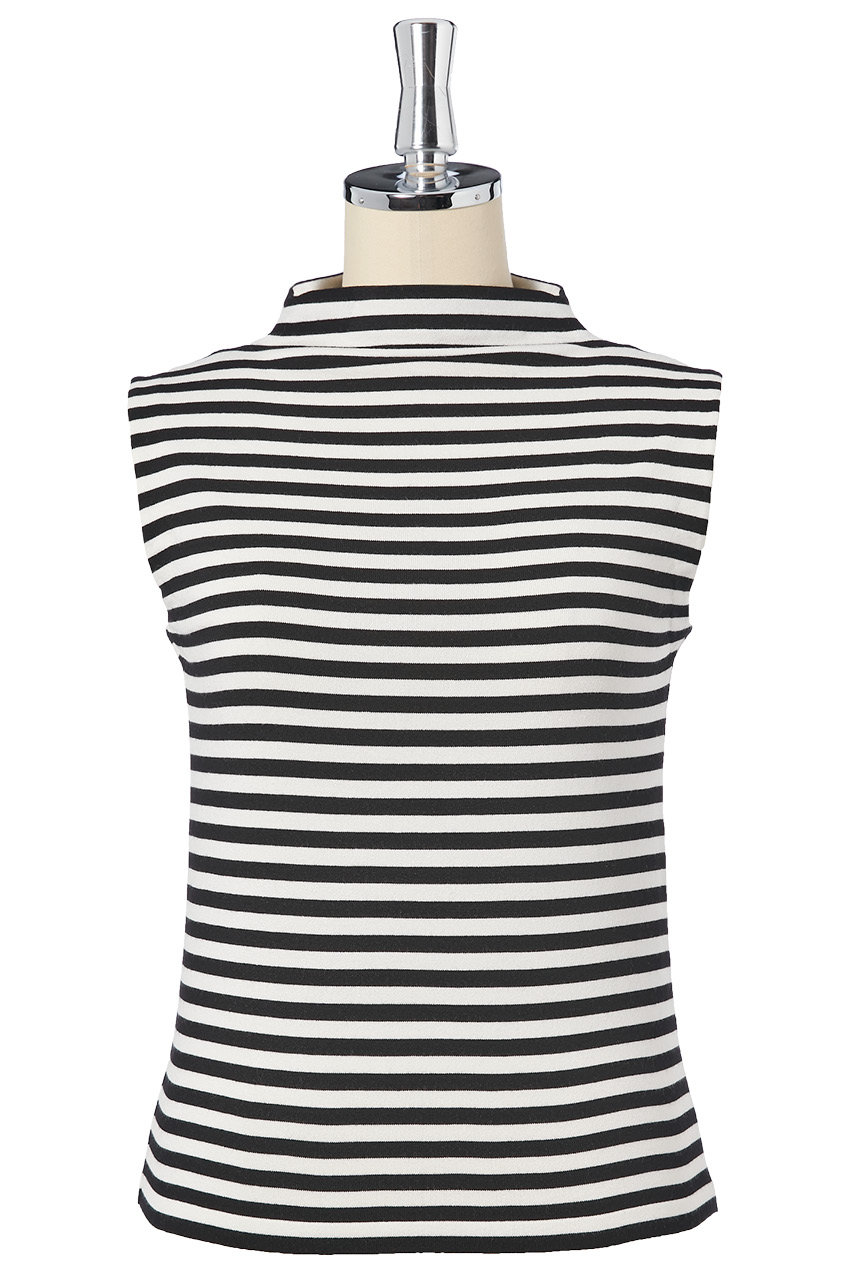 DAISY LIN Border Knit Top "Stylish French" (ブラック×オフホワイト, 40) デイジーリン ELLE SHOP DAISY LIN Border Knit Top "Stylish French" (ブラック×オフホワイト, 40) デイジーリン ELLE SHOP