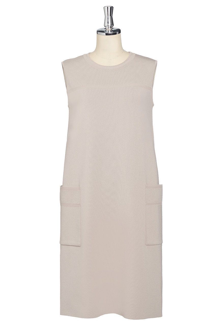 DAISY LIN Knit Dress "Noble Lady Tank" (パウダーベージュ, 40) デイジーリン ELLE SHOP DAISY LIN Knit Dress "Noble Lady Tank" (パウダーベージュ, 40) デイジーリン ELLE SHOP