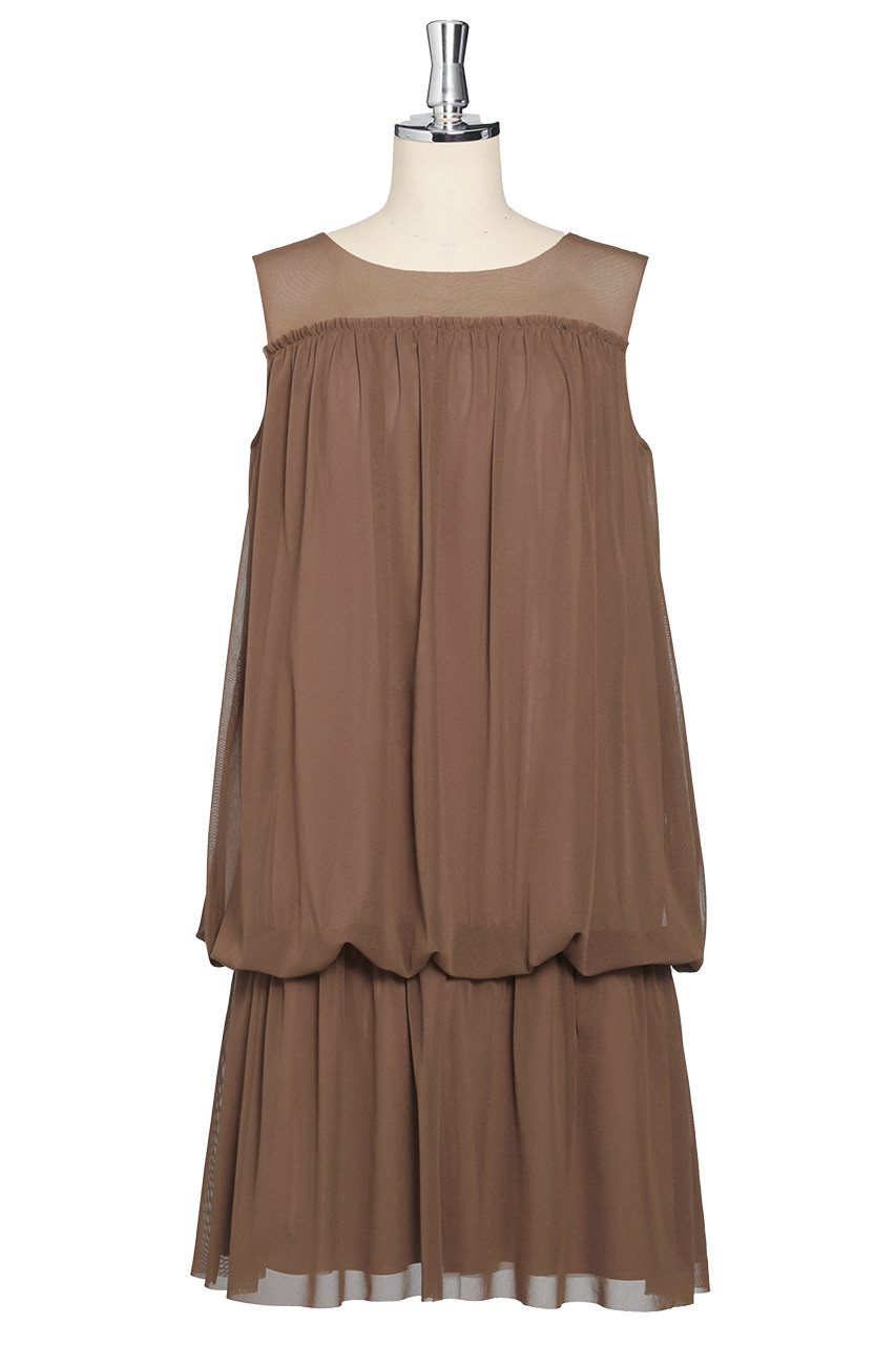 DAISY LIN Dress "Fairy Tulle" (アンティークブラウン, 38) デイジーリン ELLE SHOP DAISY LIN Dress "Fairy Tulle" (アンティークブラウン, 38) デイジーリン ELLE SHOP