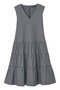 Dress “Millefeuille V Slim” デイジーリン/DAISY LIN グレー