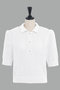 Knit polo shirt “Pineapple Puff ” デイジーリン/DAISY LIN ホワイト