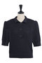 Knit polo shirt “Pineapple Puff ” デイジーリン/DAISY LIN ミッドナイトブルー