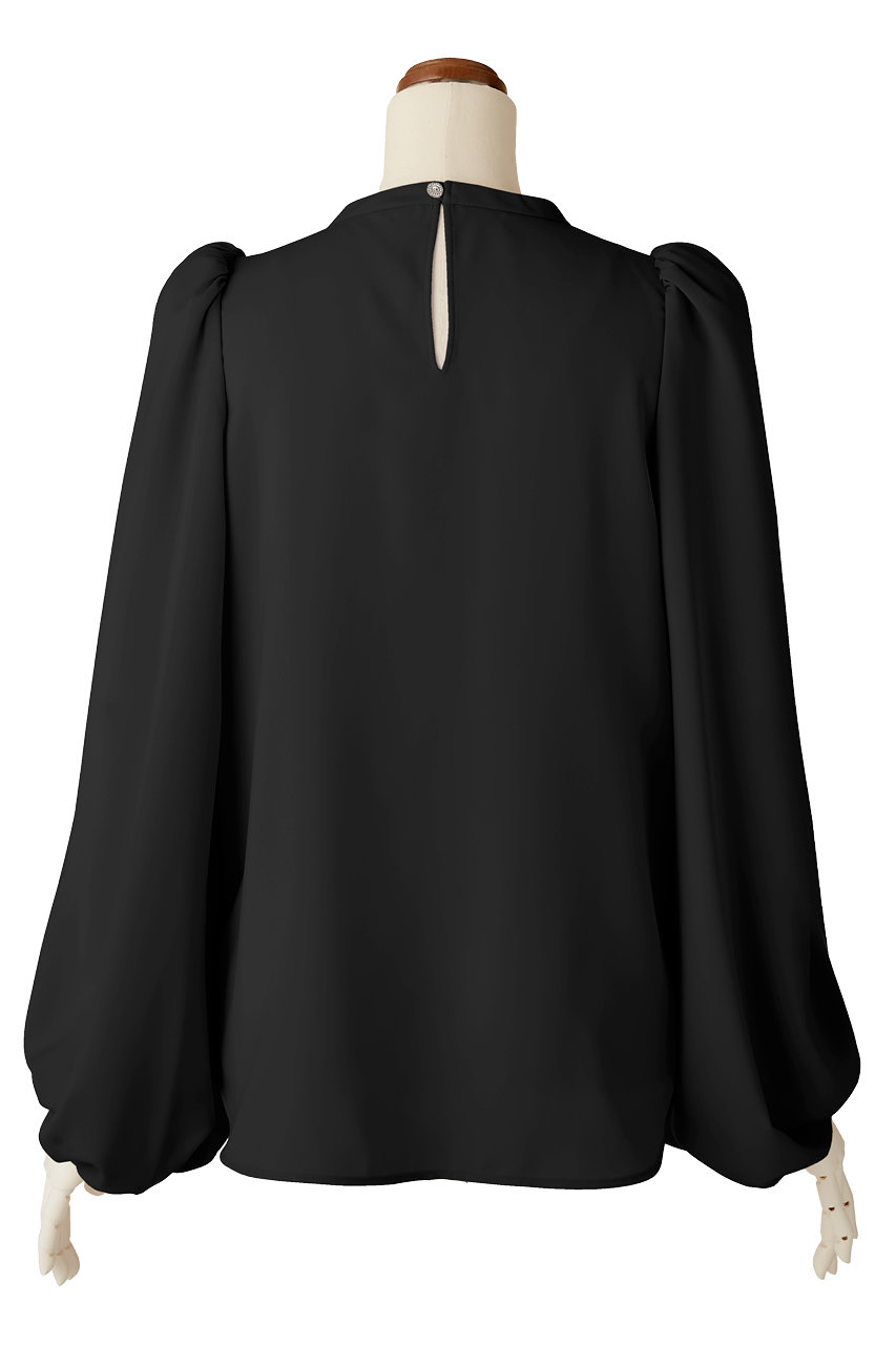 DAISY LIN(デイジーリン)｜Blouse “Audrey Ribbon II”/ブラック