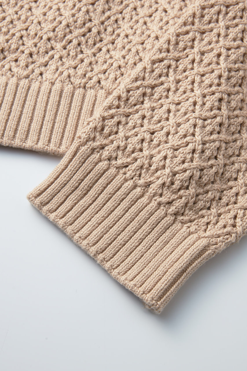 新品　デイジーリン　Foxey ベージュ　ニット　42 美品 DAISY LIN for FOXEY デイジーリン フォクシー ホワイトラクン