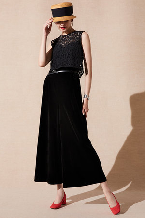 デイジーリン/DAISY LINのELEGANT FLARE VELOUR PANTS(110600/110601)