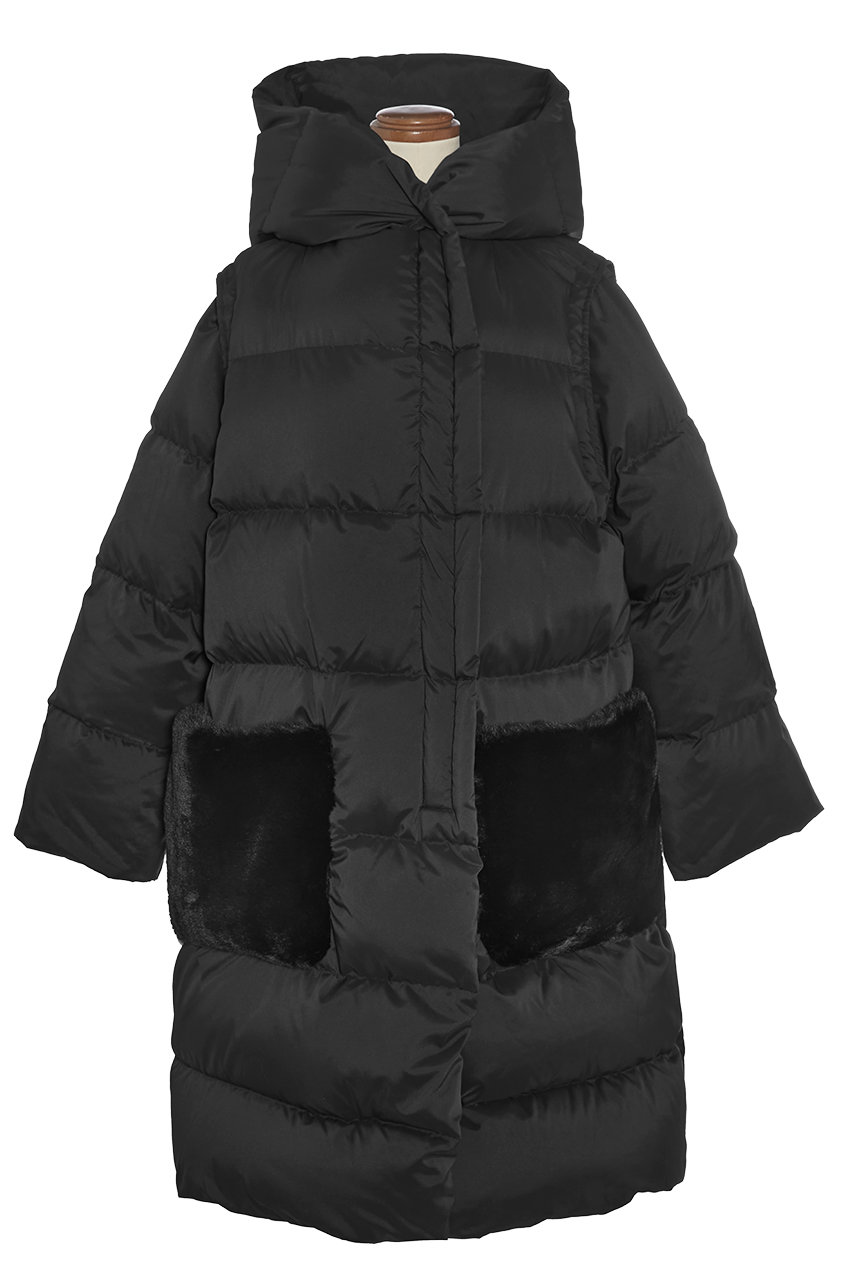 DAISY LIN 2WAY Coat "Travel Down" (ブラックブラック, F) デイジーリン ELLE SHOP DAISY LIN 2WAY Coat "Travel Down" (ブラックブラック, F) デイジーリン ELLE SHOP