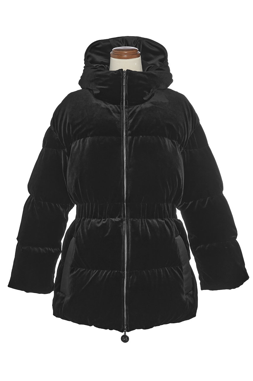 DAISY LIN(デイジーリン)｜Daisy Velour × Satin “Luxe Down”/ブラック