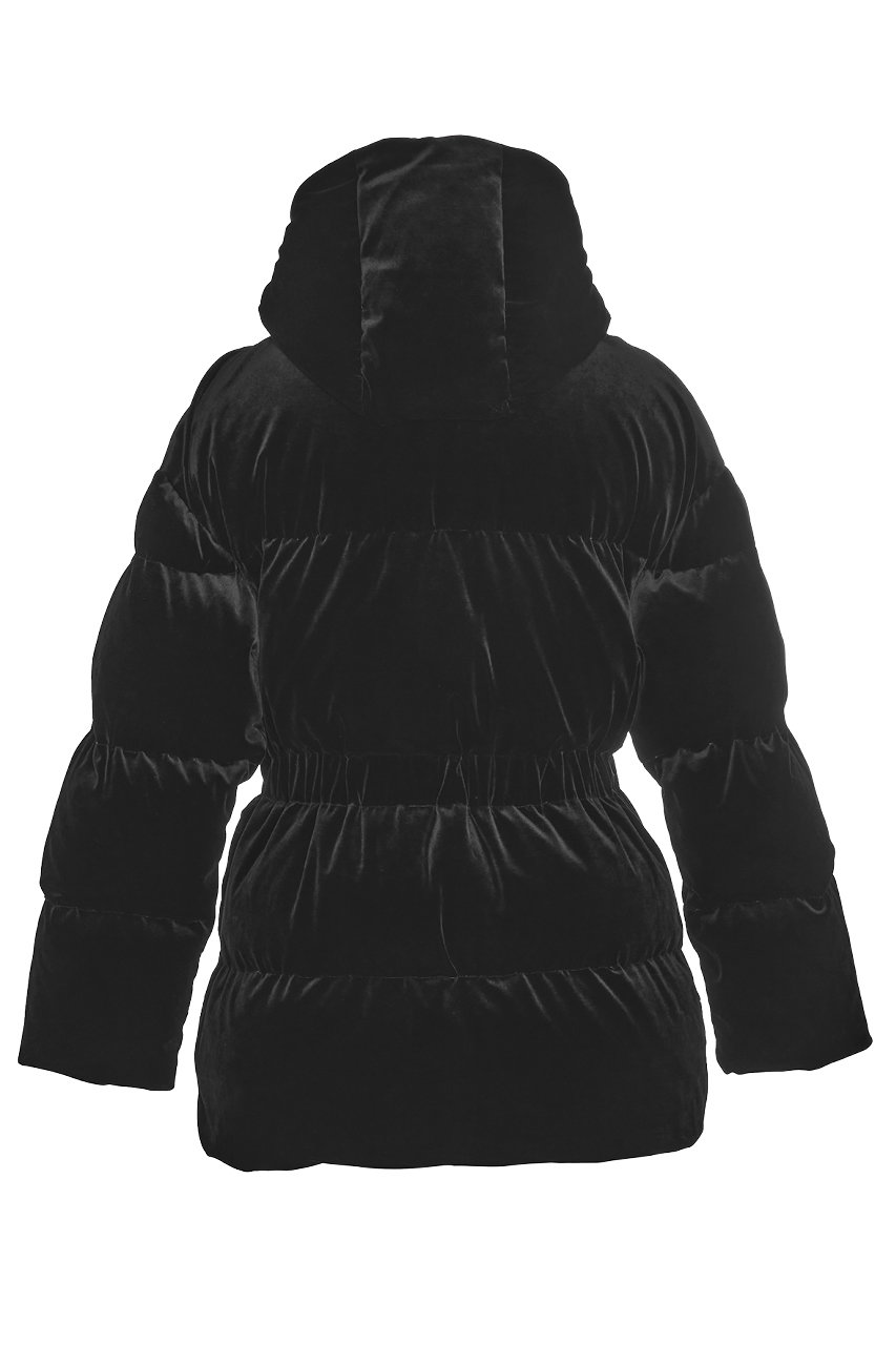 DAISY LIN(デイジーリン)｜Daisy Velour × Satin “Luxe Down”/ブラック