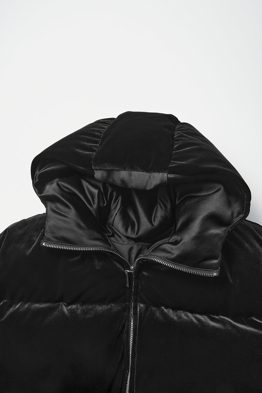 DAISY LIN(デイジーリン)｜Daisy Velour × Satin “Luxe Down”/ブラック