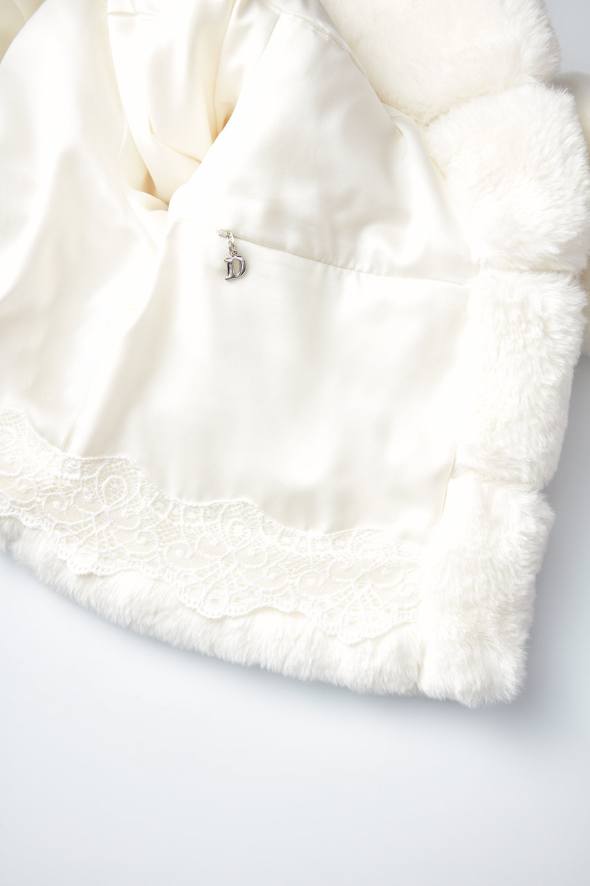 DAISY LIN(デイジーリン)｜Love Fur Jacket “Snow Princess”/ホワイト