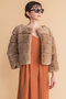 Love Fur Jacket “Almond Princess” デイジーリン/DAISY LIN