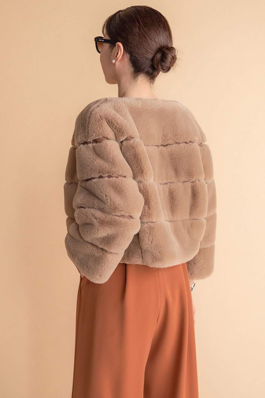 DAISY LIN(デイジーリン)｜Love Fur Jacket “Almond Princess