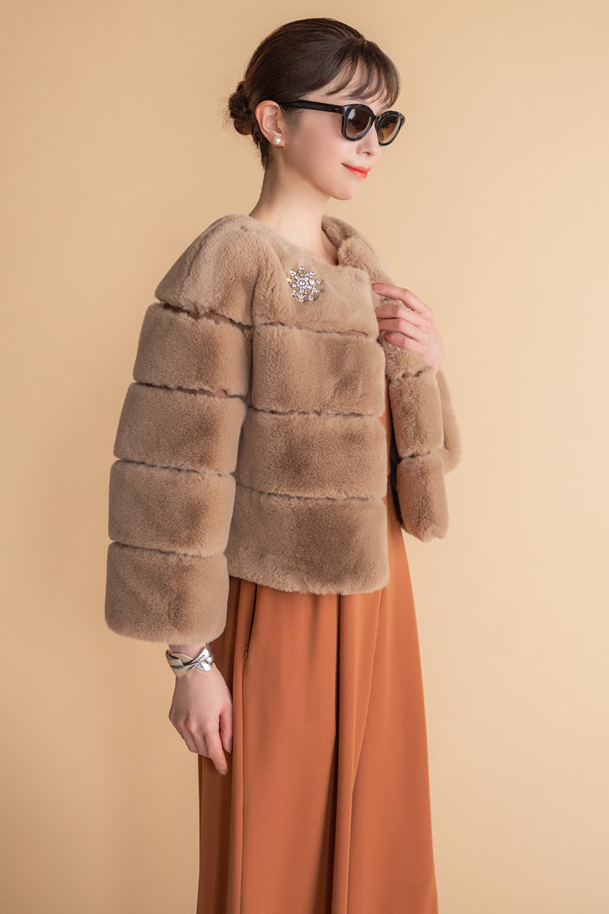 DAISY LIN(デイジーリン)｜Love Fur Jacket “Almond Princess