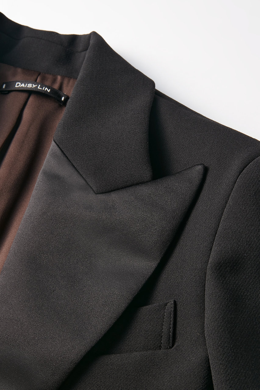 DAISY LIN(デイジーリン)｜Washable Tuxedo Jacket/ブラックブラック