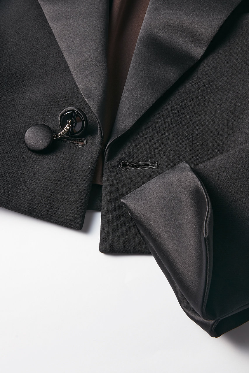 DAISY LIN(デイジーリン)｜Washable Tuxedo Jacket/ブラックブラック