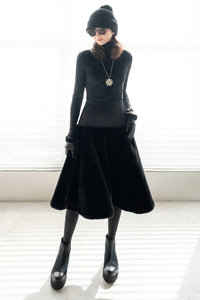 DAISY LIN(デイジーリン)｜Love Fur Jacket “Black Princess”/ブラック