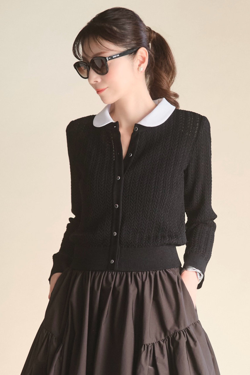 DAISY LIN(デイジーリン)｜Little Grace Cardigan/ブラックブラック の