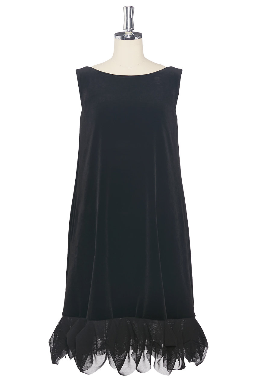デイジーリン/DAISY LINのDaisy Velour 2WAY Symphony Dress(ベルベットブラック/07538-DLOCF40SI)
