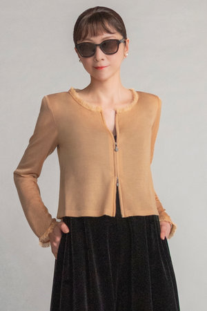 デイジーリン/DAISY LINのSuper Light Cardigan “Tulle Symphony”