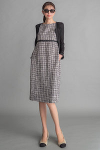 ベスト/ジレ daisy lin reversible long vest DAISY LIN(デイジーリン)｜Washable Tweed “Stylish Vest”/ブラック
