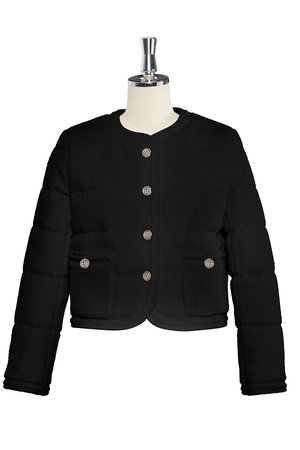 デイジーリン/DAISY LINのWashable Tweed キルティングジャケット”Daisy Modern”(110800/110801)