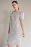 Washable Tweed “Elegant Puff Dress” デイジーリン/DAISY LIN