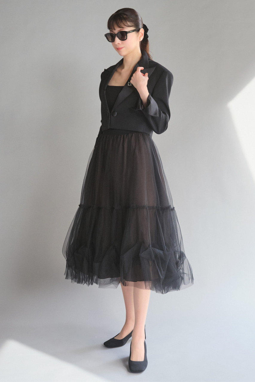 DAISY LIN(デイジーリン)｜Skirt “Fairy Tulle”/ブラックブラック の