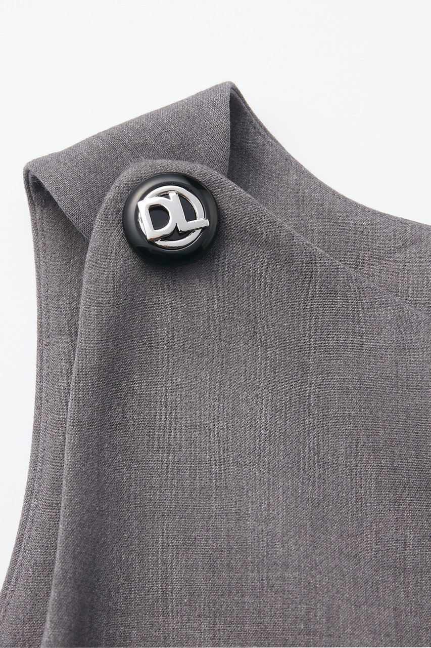 DAISY LIN(デイジーリン)｜Tulip Dress/グレー の通販｜ELLESHOP