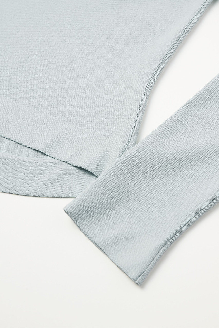 DAISY LINニットPrima Donna42新品同様 DAISY LIN(デイジーリン)｜Knit Top “Prima Donna”/スモーキーブルー