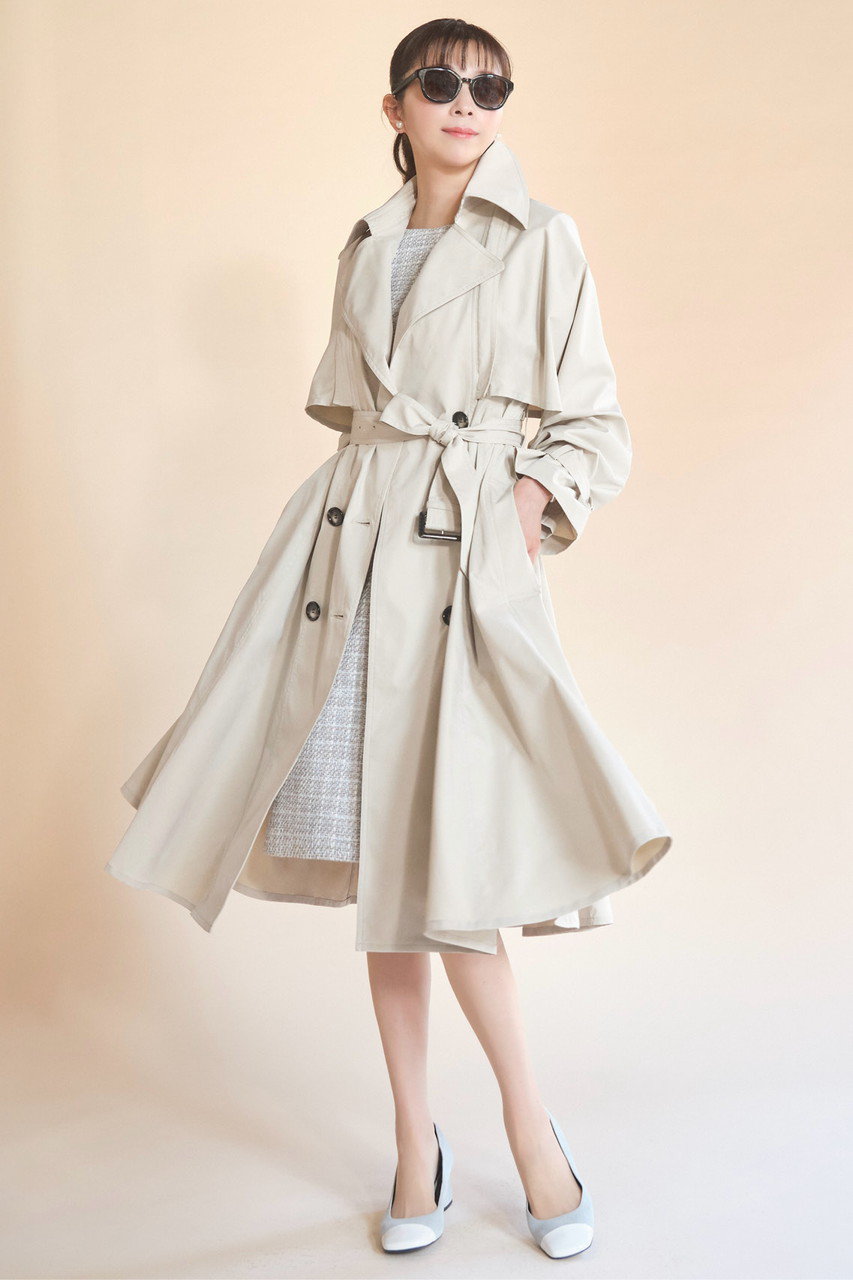 DAISY LIN for FOXEY Aライントレンチコート ウエストベルト DAISY LIN(デイジーリン)｜DL TRAVEL TRENCH/デイジーピンク の通販