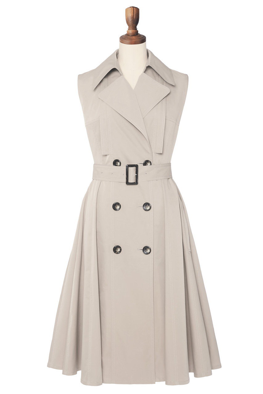 DAISY LIN for FOXEY Aライントレンチコート ウエストベルト DAISY LIN(デイジーリン)｜2WAY Dress Trench/ベージュ の通販