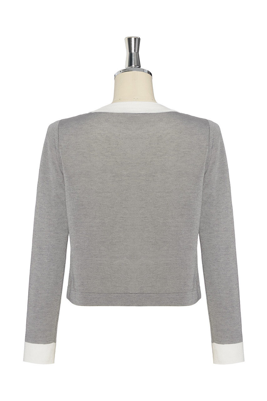 DAISY LIN(デイジーリン)｜Daisy Classic Cardigan/グレー の通販