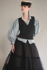 DAISY LIN(デイジーリン)｜Skirt “Fairy Tulle”/ブラックブラック の