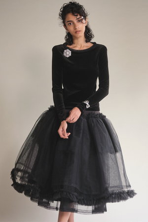 デイジーリン/DAISY LINのVelour Top “Symphony”(110100/110103)