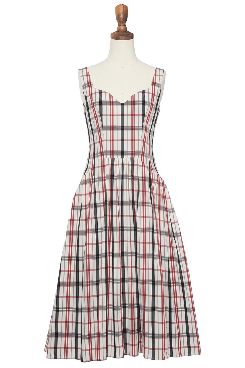デイジーリン/DAISY LINのDress”Dramatic Shape Check”(レッド/07556-DLOCG21AI)
