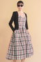 Dress”Dramatic Shape Check” デイジーリン/DAISY LIN