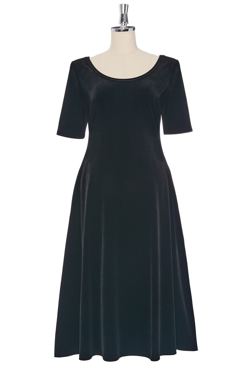 デイジーリン/DAISY LINのDaisy Velour Dress “Day & Night”(ベルベットブラック/07498-DLOCF36MS)