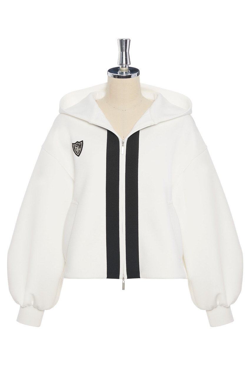 デイジーリン/DAISY LINのミルフィーユスウェット“Daisy Parka”(ホワイト/07559-DLJCG04MS)