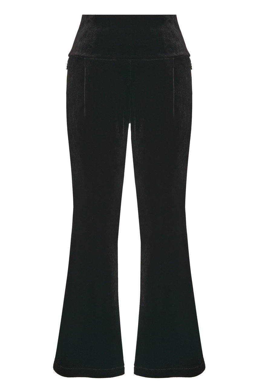 デイジーリン/DAISY LINのPocket Flare Leggings (Velvet Black)(ベルベットブラック/07312-DLPCF16MS4)