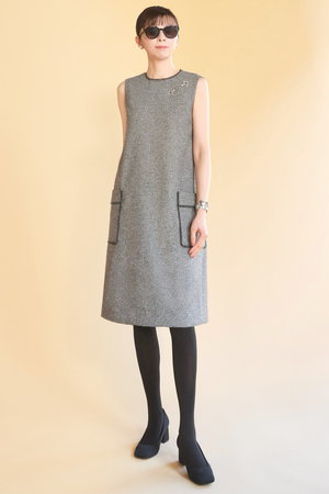デイジーリン/DAISY LINのClassic Tweed “Tank Dress”(110500/110502)