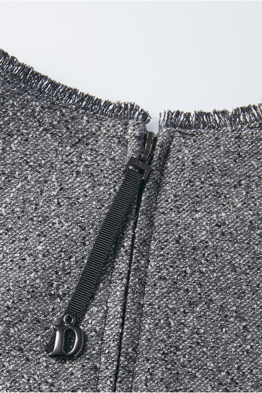 DAISY LIN(デイジーリン)｜Classic Tweed “Tank Dress”/ヘザーグレー