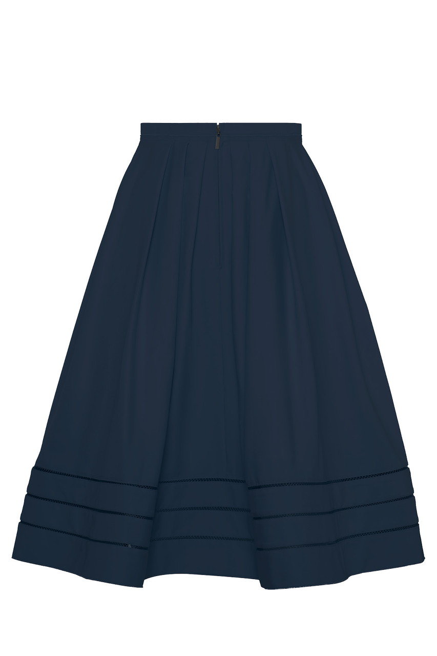DAISY LIN(デイジーリン)｜Skirt “Sheer Elegance”/ミッドナイトブルー