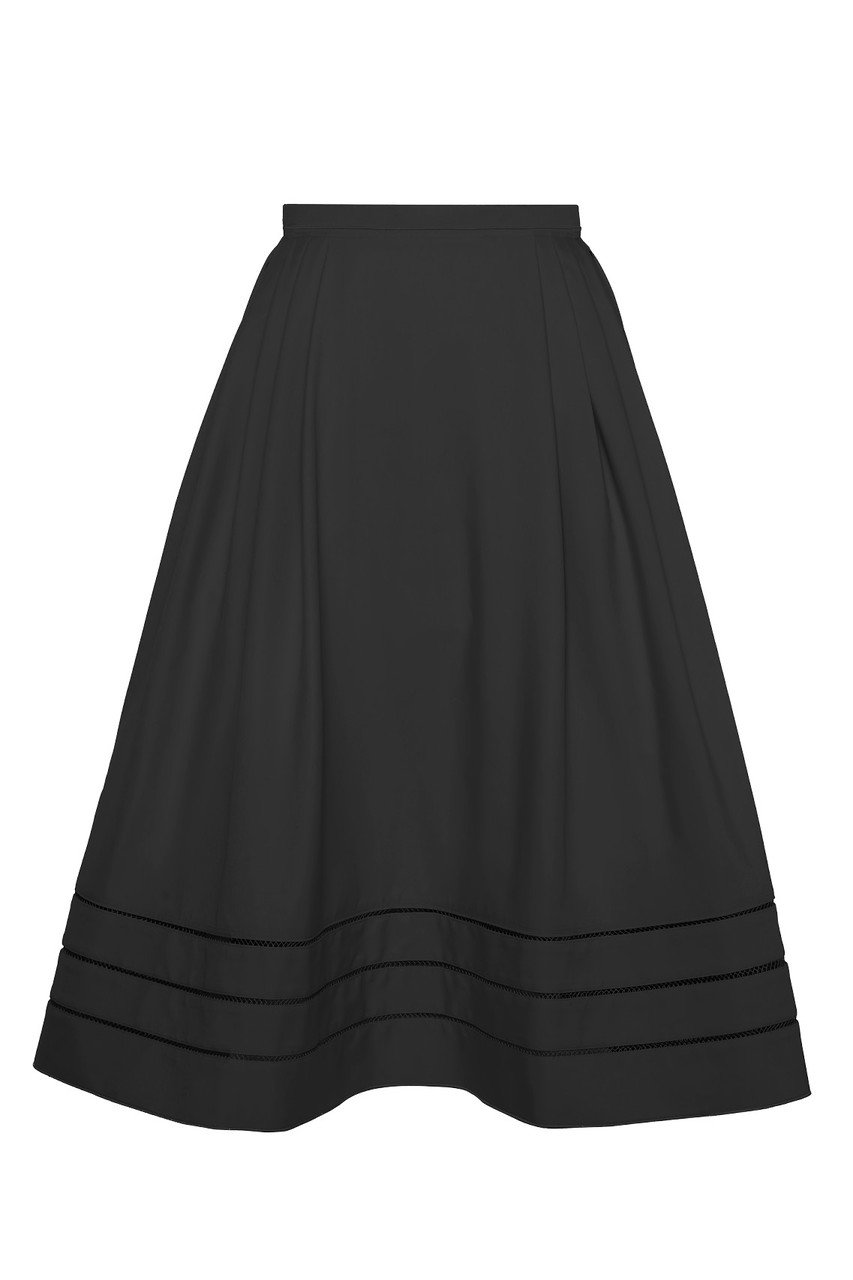 デイジーリン/DAISY LINのSkirt “Sheer Elegance”(ブラックブラック/07581-DLKCG03Y)