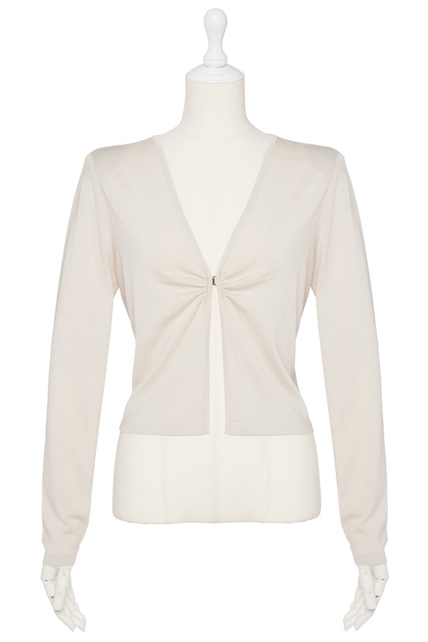 デイジーリン/DAISY LINのさらさら Knit “Style-Up Cardigan”(パウダーベージュ/07491-DLKJCF21SL)