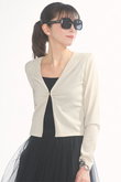さらさら Knit “Style-Up Cardigan” デイジーリン/DAISY LIN
