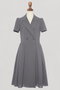 Dress “Daisy Classic” デイジーリン/DAISY LIN ミディアムグレー
