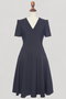 Cool Elegance Dress デイジーリン/DAISY LIN ネイビー